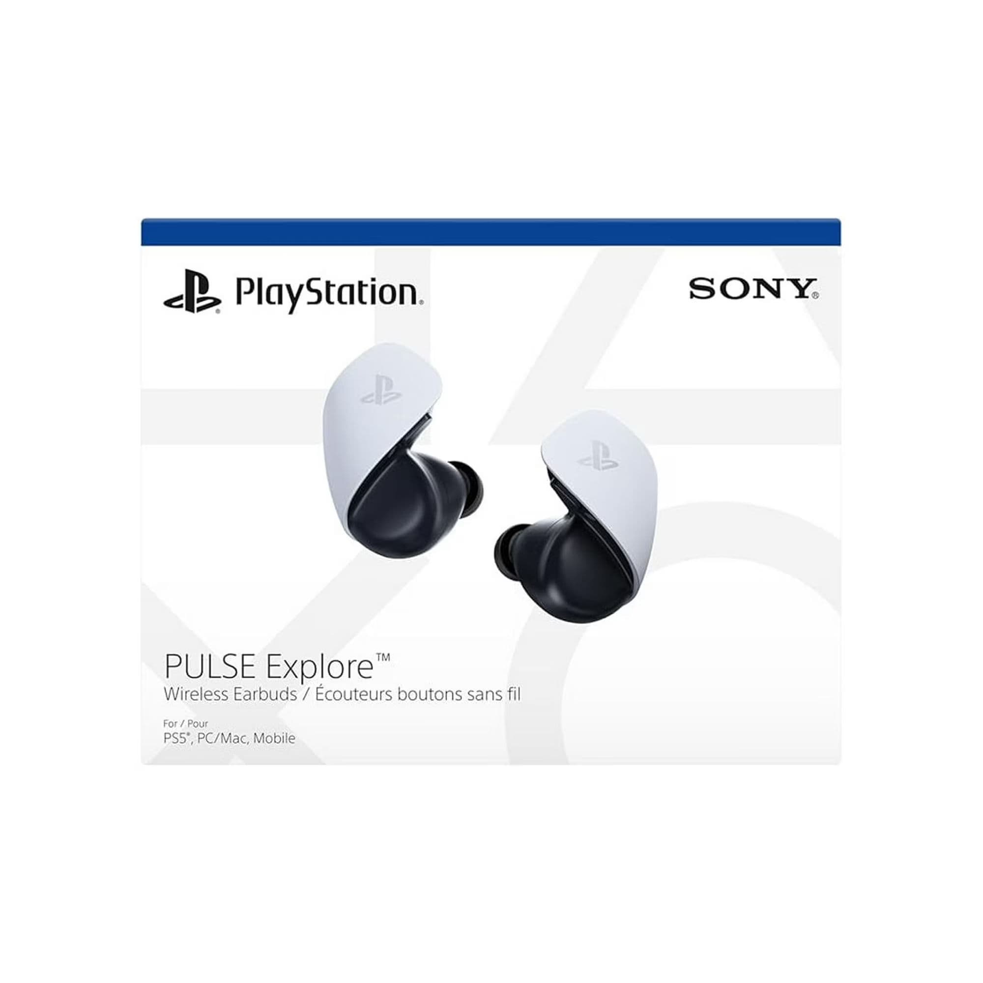 PlayStation PULSE Explore Wireless Earbuds with Charging Case, for PS5, White