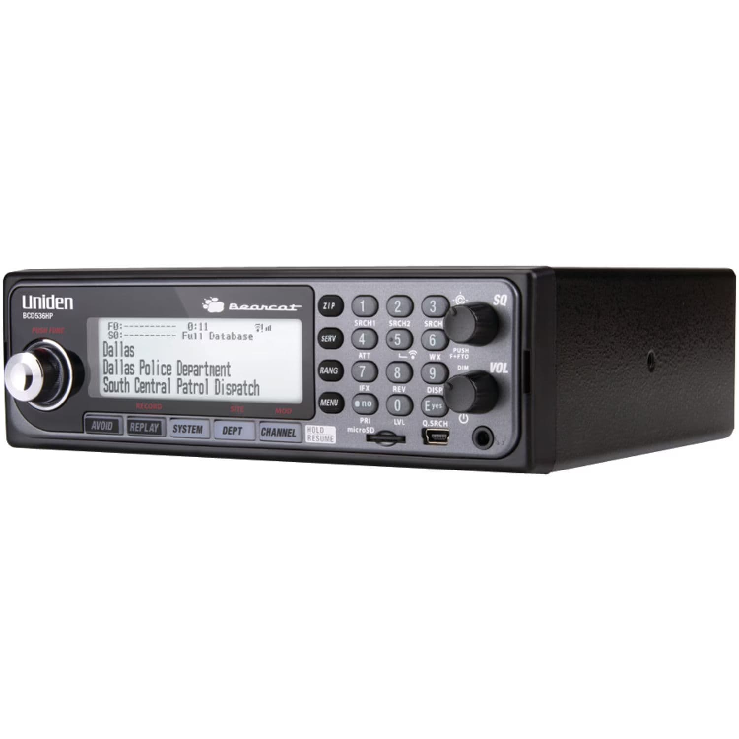 Uniden BCD536HP HomePatrol Series Digital Mobile Scanner with WiFi